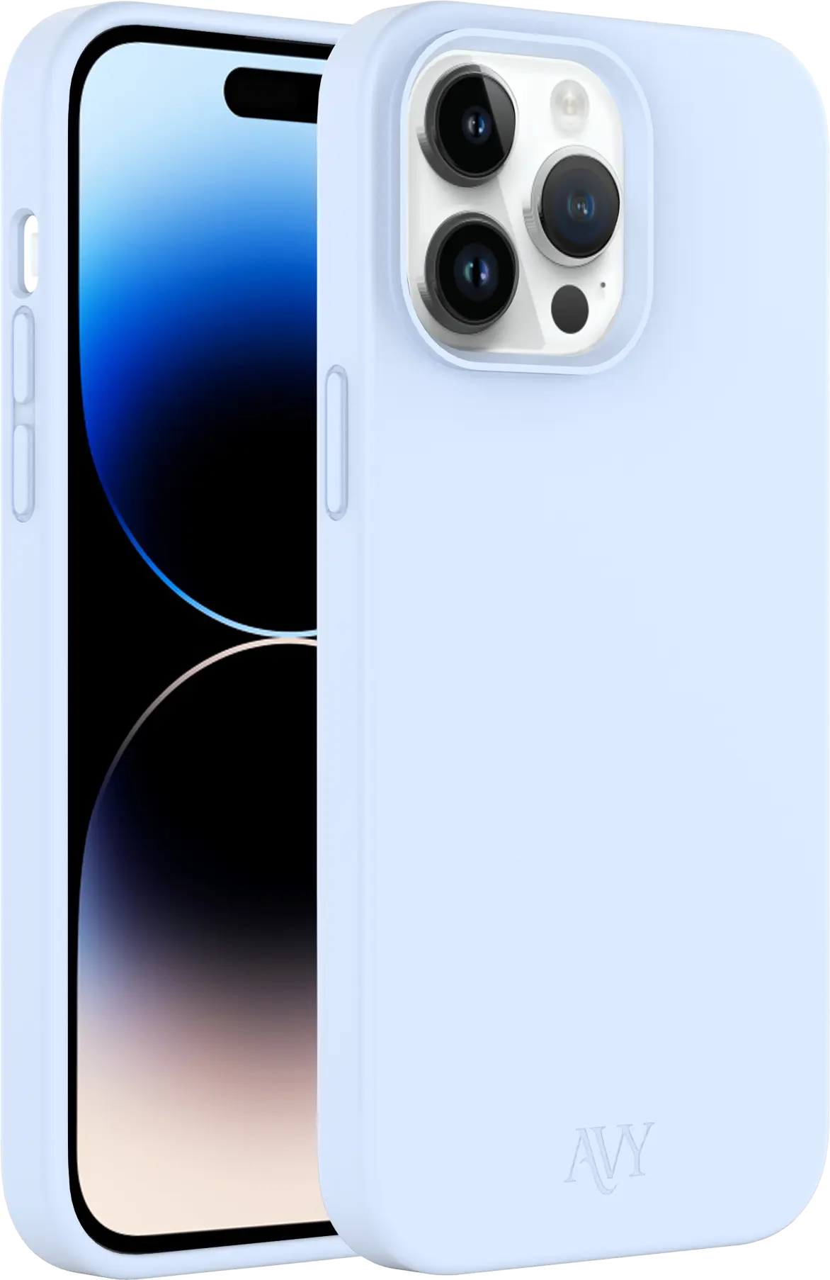AVY Apple iPhone 13 Pro Hoesje Liquid Silicone met MagSafe Blauw afbeelding 11