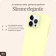 AVY Apple iPhone 13 Pro Hoesje Liquid Silicone met MagSafe Butter Yellow afbeelding 9