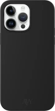 AVY Apple iPhone 13 Pro Max Hoesje Liquid Silicone met MagSafe Zwart
