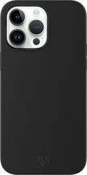 AVY Apple iPhone 13 Pro Max Hoesje Liquid Silicone met MagSafe Zwart afbeelding