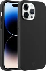 AVY Apple iPhone 13 Pro Max Hoesje Liquid Silicone met MagSafe Zwart afbeelding