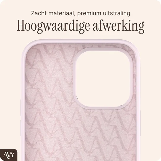 AVY Apple iPhone 13 Pro Max Hoesje Liquid Silicone met MagSafe Roze afbeelding 10