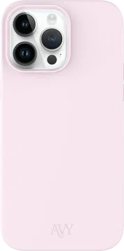AVY Apple iPhone 13 Pro Max Hoesje Liquid Silicone met MagSafe Roze