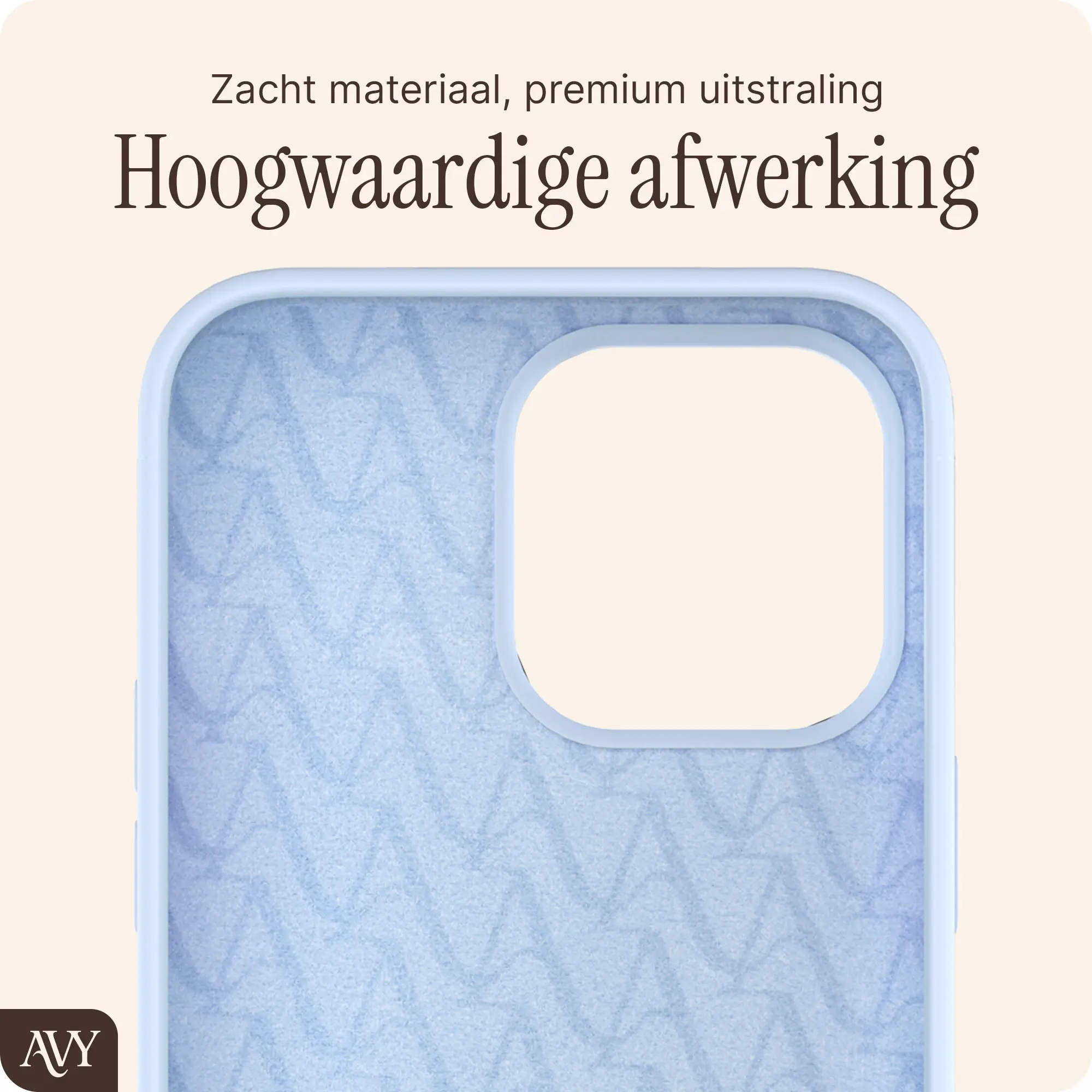 AVY Apple iPhone 13 Pro Max Hoesje Liquid Silicone met MagSafe Blauw afbeelding 10