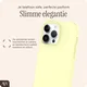 AVY Apple iPhone 13 Pro Max Hoesje Liquid Silicone met MagSafe Butter Yellow afbeelding 9