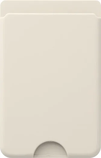 AVY Liquid Silicone Wallet MagSafe Kaarthouder / Pasjeshouder Beige afbeelding 8