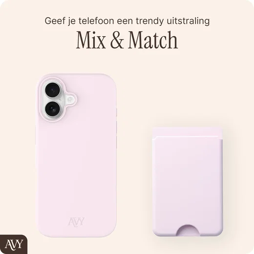 AVY Liquid Silicone Wallet MagSafe Kaarthouder / Pasjeshouder Roze afbeelding 3