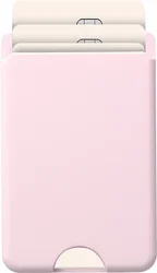 AVY Liquid Silicone Wallet MagSafe Kaarthouder / Pasjeshouder Roze afbeelding
