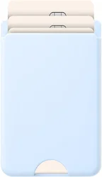 AVY Liquid Silicone Wallet MagSafe Kaarthouder / Pasjeshouder Blauw afbeelding