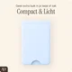 AVY Liquid Silicone Wallet MagSafe Kaarthouder / Pasjeshouder Blauw afbeelding 4