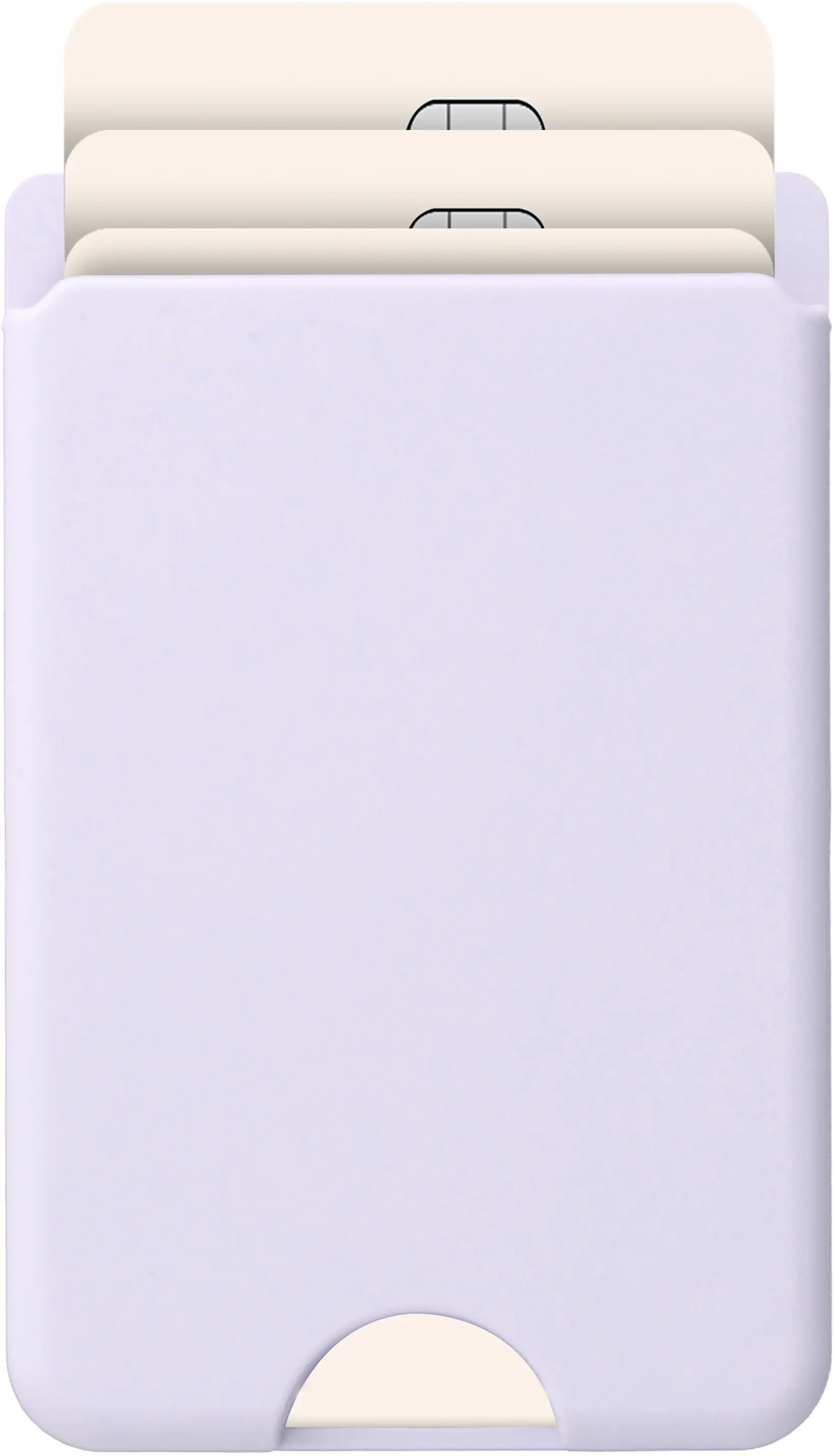 AVY Liquid Silicone Wallet MagSafe Kaarthouder / Pasjeshouder Paars afbeelding 1