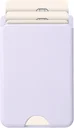 AVY Liquid Silicone Wallet MagSafe Kaarthouder / Pasjeshouder Paars