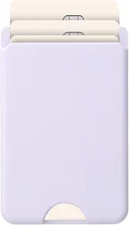 AVY Liquid Silicone Wallet MagSafe Kaarthouder / Pasjeshouder Paars afbeelding