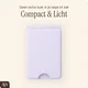 AVY Liquid Silicone Wallet MagSafe Kaarthouder / Pasjeshouder Paars afbeelding 4