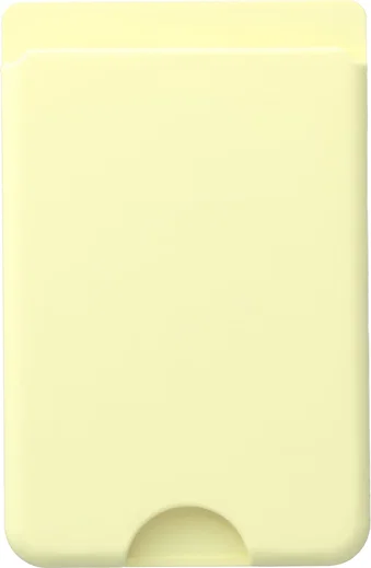 AVY Liquid Silicone Wallet MagSafe Kaarthouder / Pasjeshouder Butter Yellow afbeelding 8
