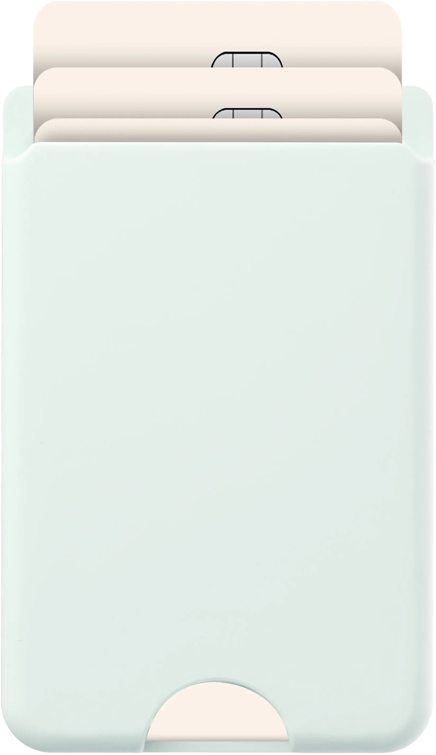 AVY Liquid Silicone Wallet MagSafe Kaarthouder / Pasjeshouder Matcha afbeelding 1