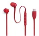 JBL Tune 310C USB‑C In‑Ear Oordopjes met Microfoon Rood afbeelding 4