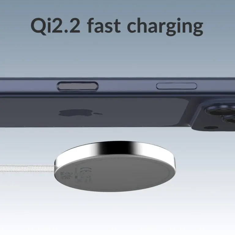 Mobilize 25W Qi2.2 Magnetische Draadloze MagSafe Oplader Wit afbeelding 6