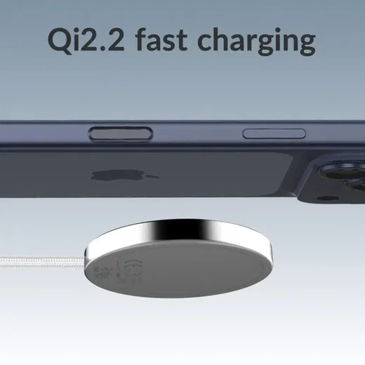 Mobilize 25W Qi2.2 Magnetische Draadloze MagSafe Oplader Wit afbeelding 6