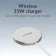 Mobilize 25W Qi2.2 Magnetische Draadloze MagSafe Oplader Wit afbeelding 3