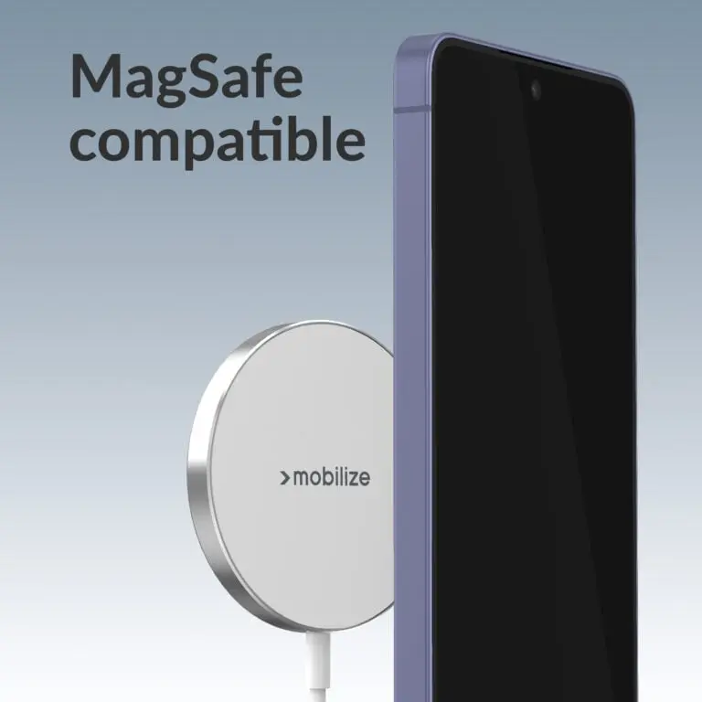Mobilize 25W Qi2.2 Magnetische Draadloze MagSafe Oplader Wit afbeelding 5
