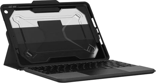 UAG Apple iPad 10.2 (2019/2020/2021) Rugged Toetsenbord Hoes met Trackpad Zwart afbeelding 3