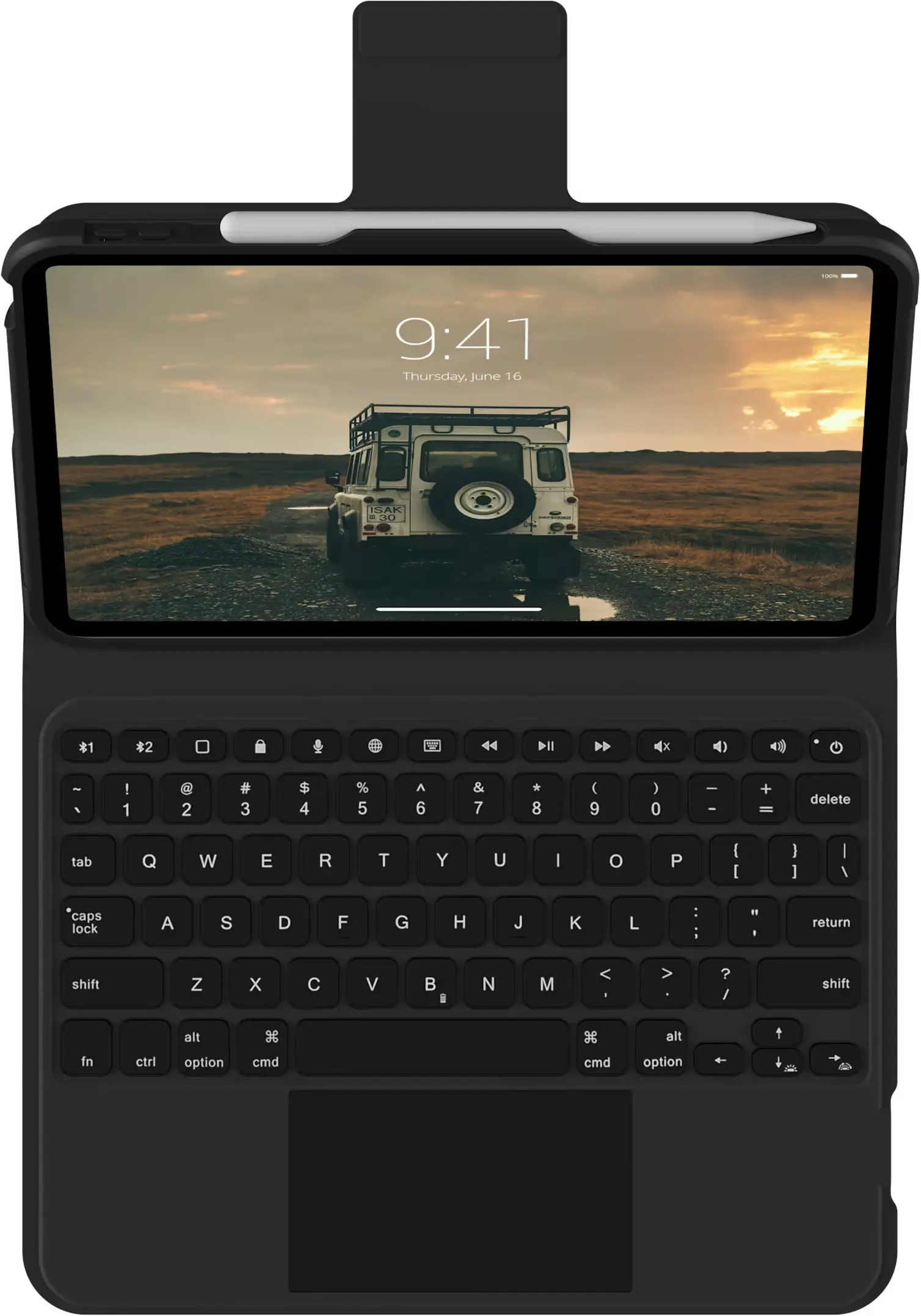 UAG Bluetooth Toetsenbordhoes met Trackpad voor iPad 10,9 inch 2022 Zwart afbeelding 2