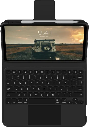 UAG Bluetooth Toetsenbordhoes met Trackpad voor iPad 10,9 inch 2022 Zwart afbeelding 2