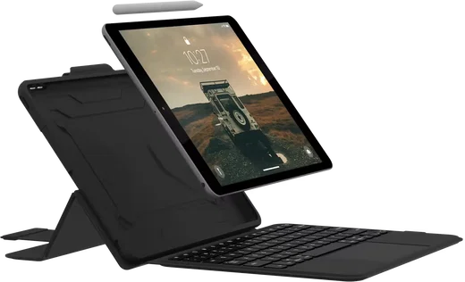 UAG Apple iPad 10.2 (2019/2020/2021) Toetsenbord Hoes met Trackpad Zwart afbeelding 2