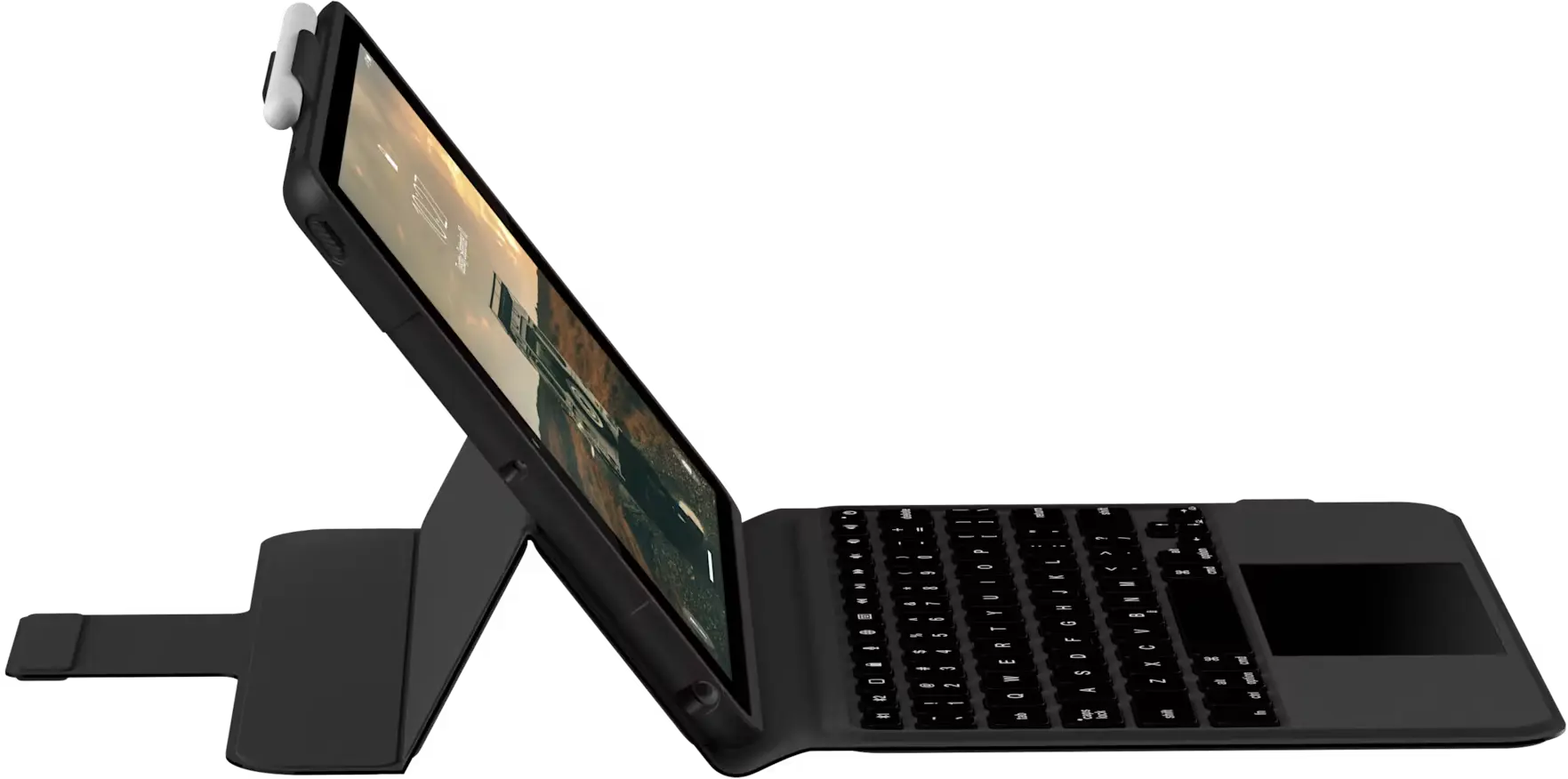 UAG Apple iPad 10.2 (2019/2020/2021) Toetsenbord Hoes met Trackpad Zwart afbeelding 9