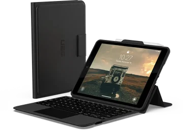 UAG Apple iPad 10.2 (2019/2020/2021) Toetsenbord Hoes met Trackpad Zwart