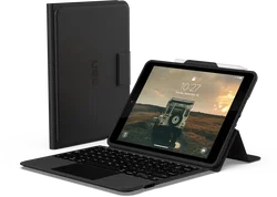 UAG Apple iPad 10.2 (2019/2020/2021) Toetsenbord Hoes met Trackpad Zwart afbeelding