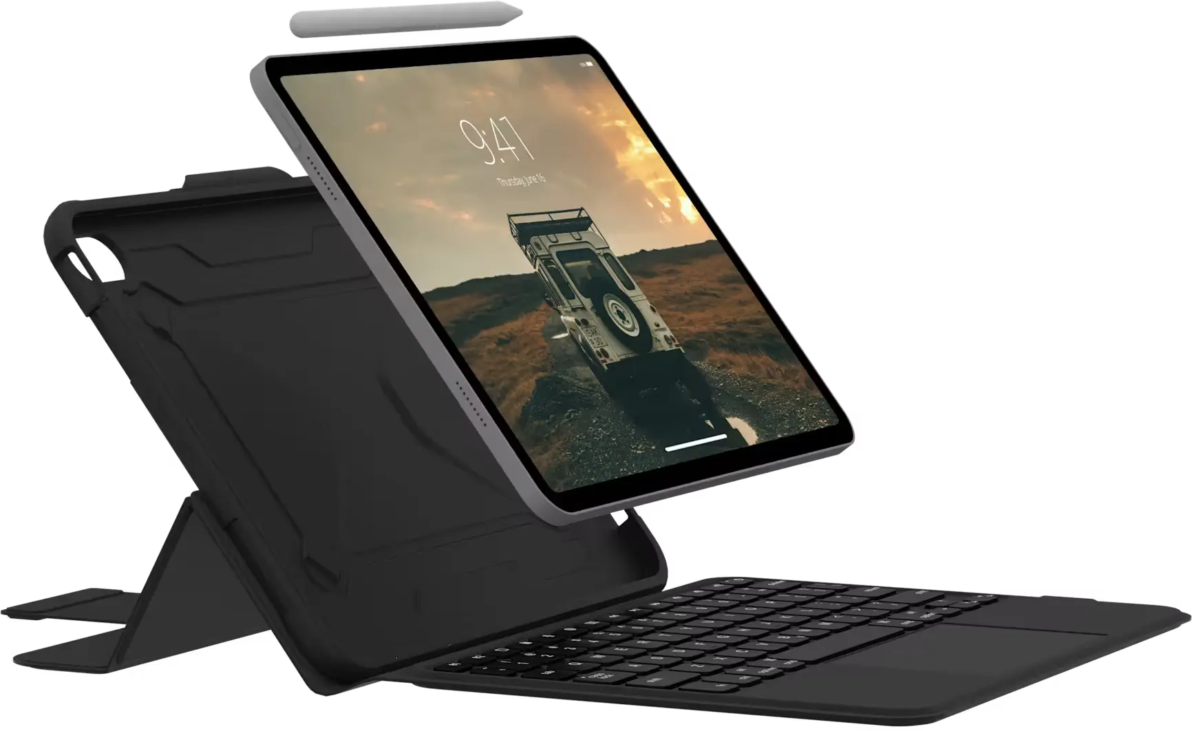 UAG Apple iPad 11 (2025) / 10.9 (2022) Toetsenbord Hoes met Trackpad Zwart afbeelding 8