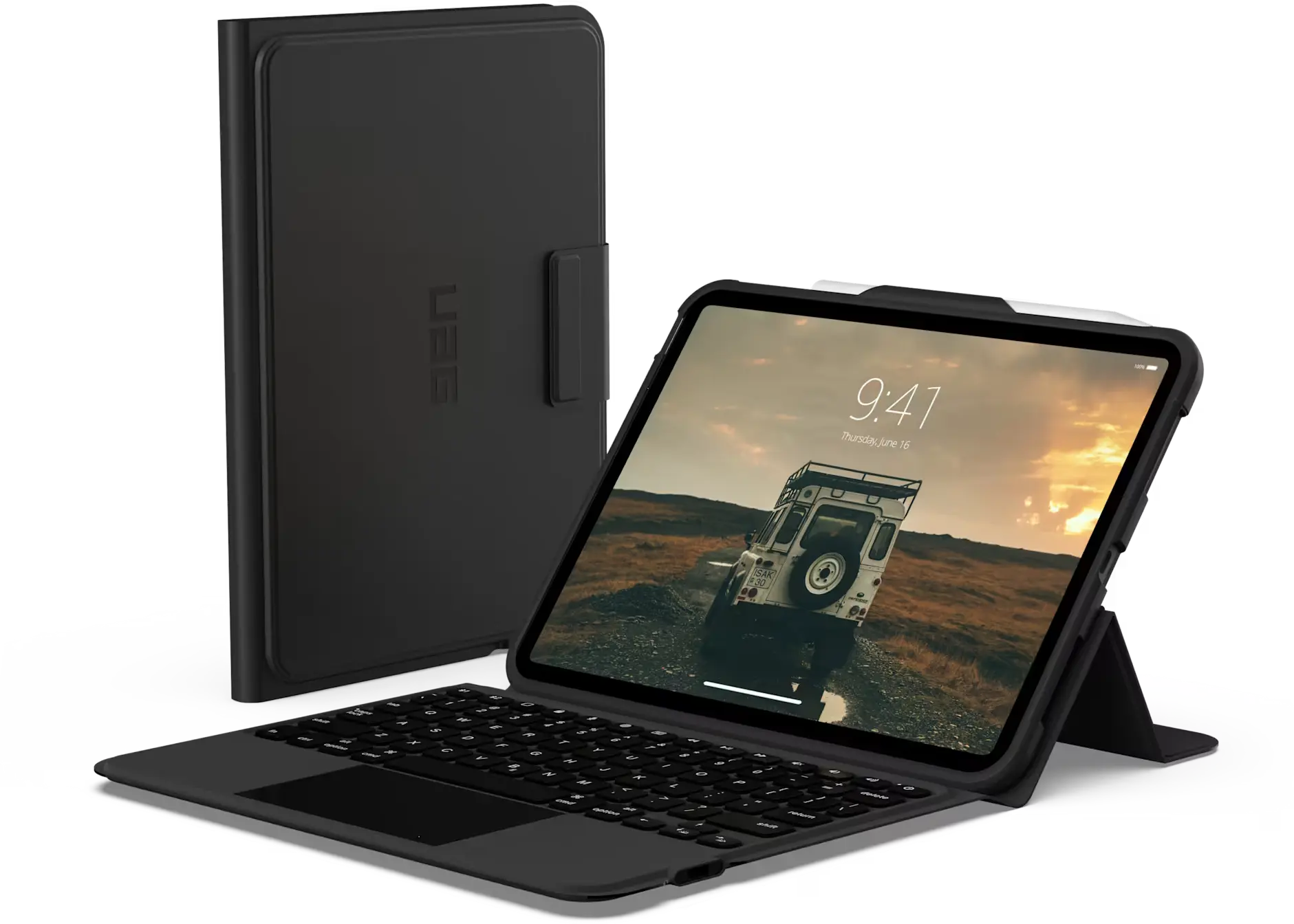 UAG Apple iPad 11 (2025) / 10.9 (2022) Toetsenbord Hoes met Trackpad Zwart afbeelding 1