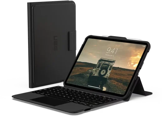 UAG Apple iPad 11 (2025) / 10.9 (2022) Toetsenbord Hoes met Trackpad Zwart afbeelding 1
