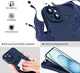 Apple iPhone 15 Hoesje Camera Bescherming Siliconen Back Cover Blauw afbeelding 4