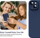Apple iPhone 15 Hoesje Camera Bescherming Siliconen Back Cover Blauw afbeelding 8