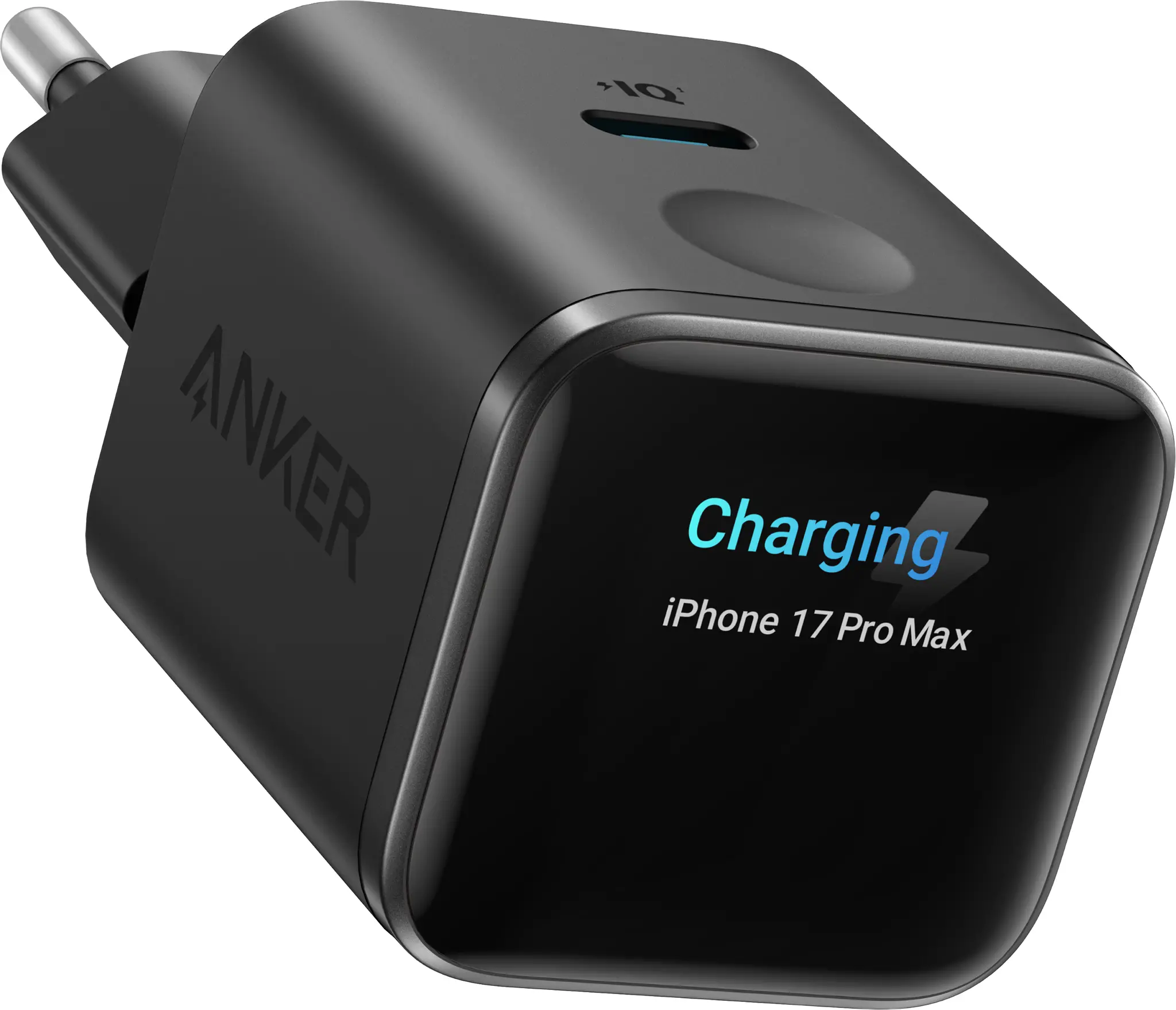 Anker Nano 45W USB-C GaN Snellader Smart Display met Batterijbescherming Zwart afbeelding 1