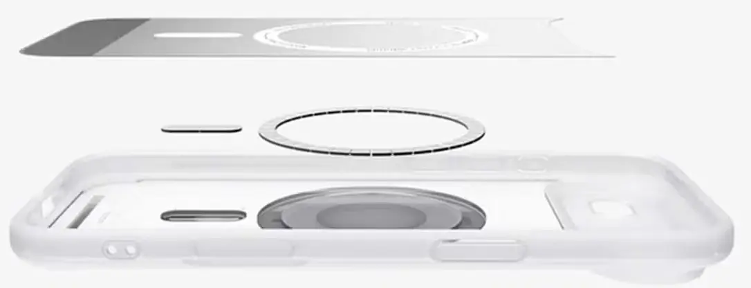 Spigen Ultra Hybrid MagFit Apple iPhone Air Hoesje MagSafe Zilver afbeelding 8