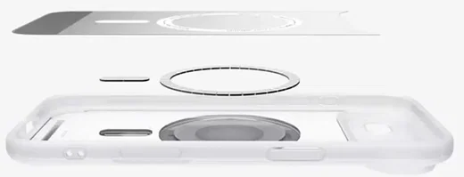 Spigen Ultra Hybrid MagFit Apple iPhone Air Hoesje MagSafe Zilver afbeelding 8