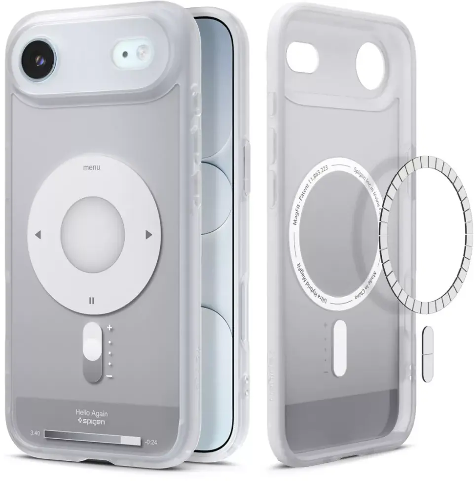 Spigen Ultra Hybrid MagFit Apple iPhone Air Hoesje MagSafe Zilver afbeelding 2