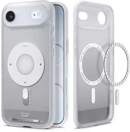 Spigen Ultra Hybrid MagFit Apple iPhone Air Hoesje MagSafe Zilver afbeelding 2