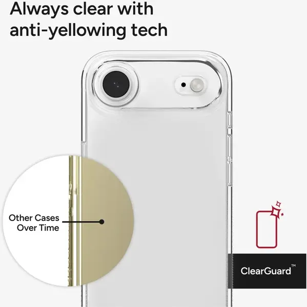 ZAGG Crystal Palace Apple iPhone Air Hoesje 4M DropProof Back Cover Transparant afbeelding 7