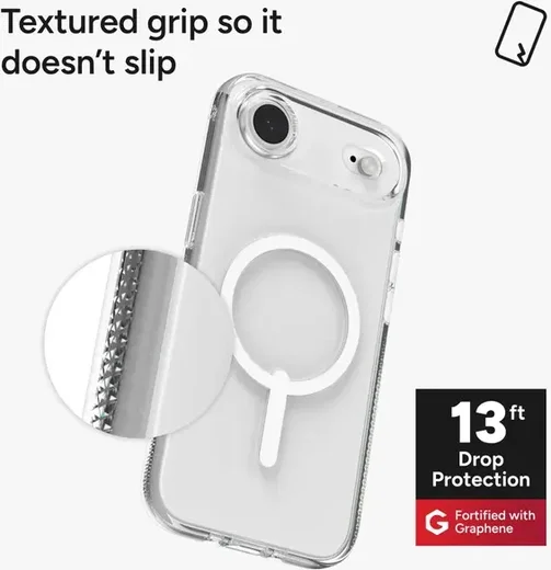 ZAGG Crystal Palace Snap Apple iPhone Air Hoesje MagSafe Back Cover Transparant afbeelding 6