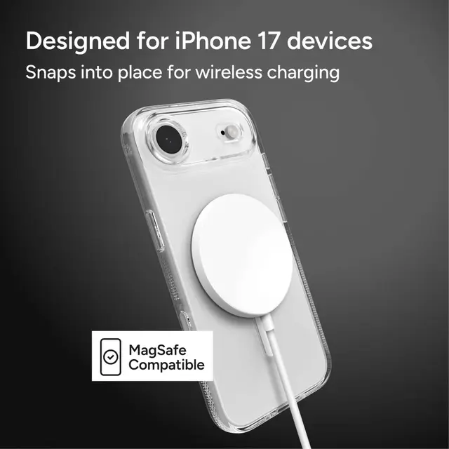 ZAGG Crystal Palace Snap Apple iPhone Air Hoesje MagSafe Back Cover Transparant afbeelding 12