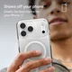 ZAGG Crystal Palace Lite Snap Apple iPhone Air Hoesje MagSafe Transparant afbeelding 12
