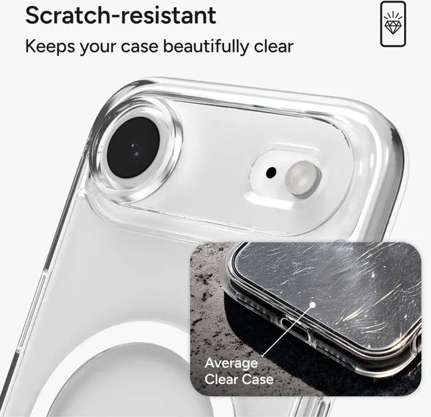 ZAGG Crystal Palace Lite Snap Apple iPhone Air Hoesje MagSafe Transparant afbeelding 11