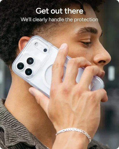 ZAGG Crystal Palace Snap Kickstand iPhone 17 Pro Max Hoesje MagSafe Transparant afbeelding 10