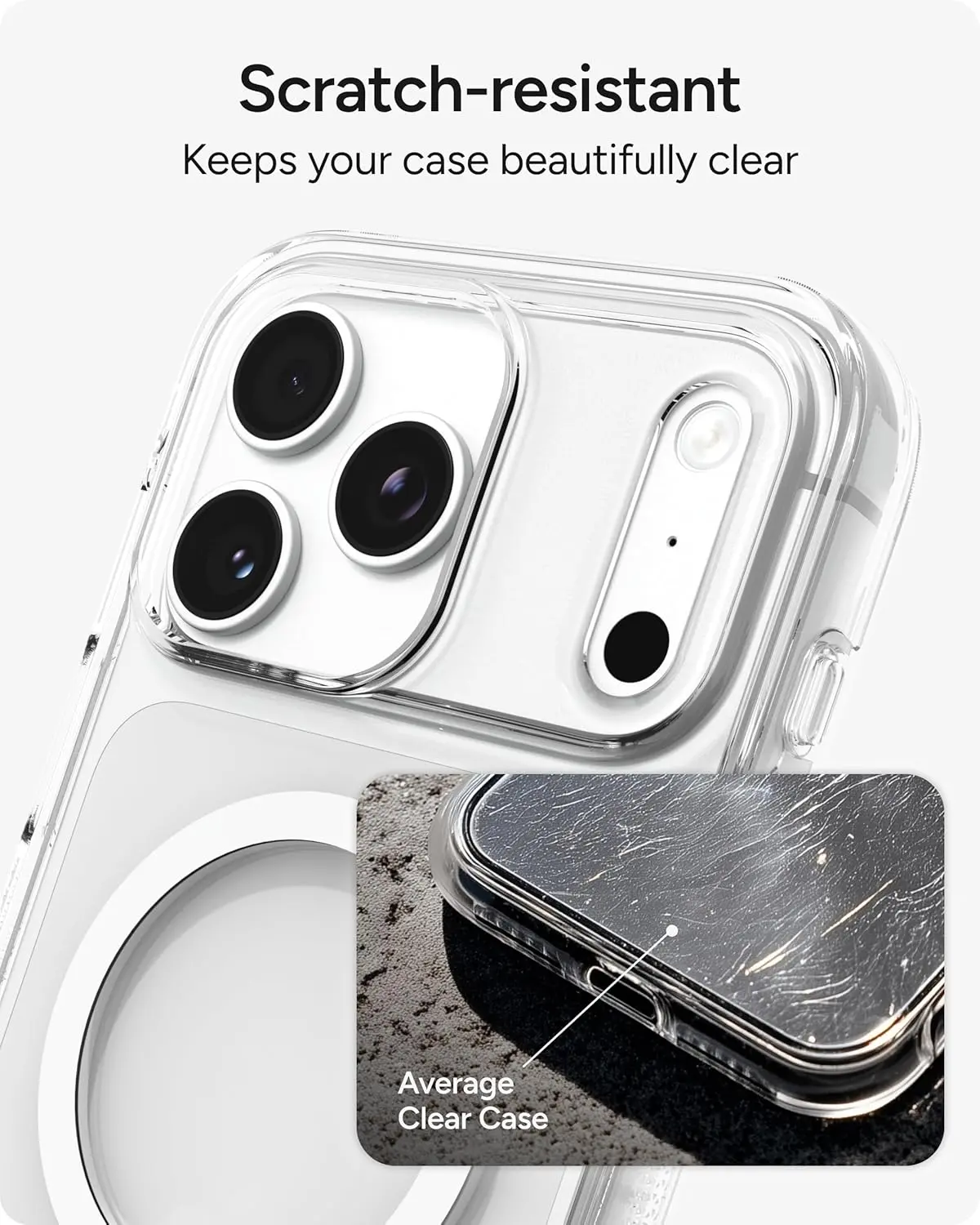 ZAGG Crystal Palace Snap Kickstand iPhone 17 Pro Max Hoesje MagSafe Transparant afbeelding 9