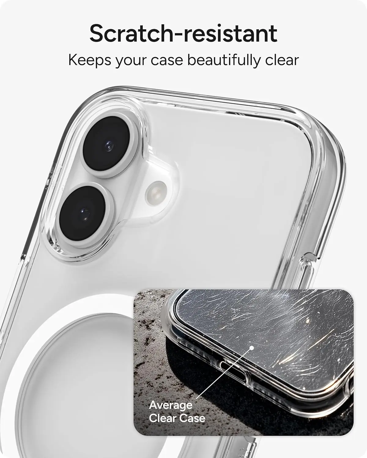 ZAGG Crystal Palace Snap Kickstand Apple iPhone 17 Hoesje MagSafe Transparant afbeelding 9